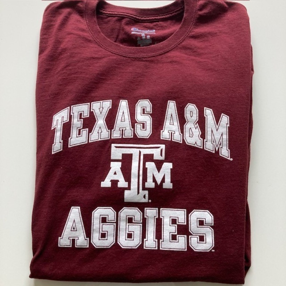 Texas A&M Maroon Champion Sweatshirt XL 22 x29
